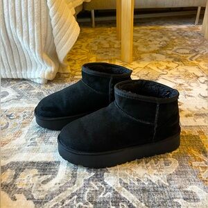 Platform Suede Boots